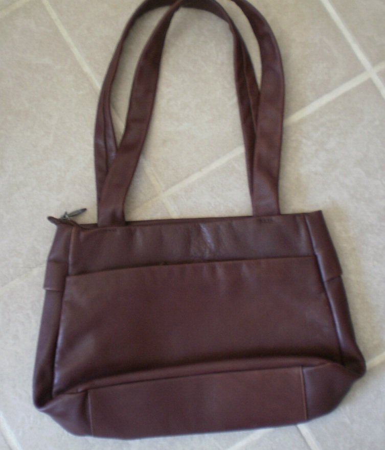 Marco Buggiani Bag Brown Leather Italy Vintage Handbag Purse