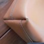 Berge Leather Tan Handbag Caramel Bag Animal Print Italy