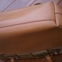 Berge Leather Tan Handbag Caramel Bag Animal Print Italy