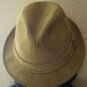 Dobbs Suede Mens Hat Fedora Leather Tan Brown Vintage