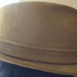 Dobbs Suede Mens Hat Fedora Leather Tan Brown Vintage