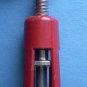 Corkscrew Wine Bottle Opener Red Metal Italy vintage