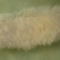 Barbie Mattel Stole Faux Fur White Vintage Pink Satin-Lined
