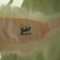 Barbie Mattel Stole Faux Fur White Vintage Pink Satin-Lined