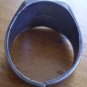 Vintage Sterling Silver Men Ring Pink Opal Arrow Feather