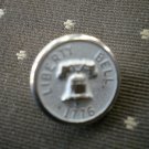Liberty Bell 1776 Metal Button Self Shank Silver White 5/8in Lot 2