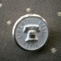 Liberty Bell 1776 Metal Button Self Shank Silver White 5/8in Lot 2