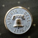 Liberty Bell 1776 Metal Button Self Shank Gold White 7/8in Lot 2