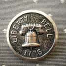 Liberty Bell 1776 Metal Button Self Shank Gold Black 7/8in Lot 2