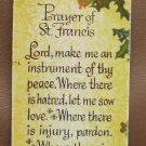 Bookmark Antioch Bookplate 1973 Prayer of St Francis AB H51