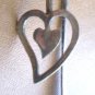 Sterling Silver Heart Bookmark 925 Mexico Vintage