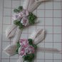 Wrights Applique Flowers Ribbon Sew-on 2/card