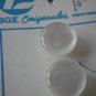 BGE Originales Buttons White Pearlized Plastic 5/card Pearlized