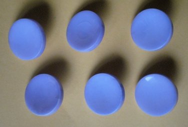 Plastic Buttons Lavender Lot 6 Self-Shank Vintage