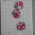 Wrights Applique Bouquet Flowers Sew-on 3/card 261