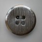 Le Chic Buttons Silver Metal Brushed 3/card Vintage