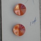 Le Chic Buttons Orange 4/card 370 Japan Vintage