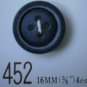 Le Chic Buttons Black 4/card 452 Japan Vintage 5/8in