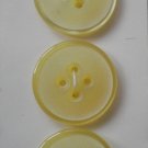 BGE Originales Buttons Yellow Plastic 3/card 9453 1in
