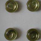 Le Chic Buttons Moss Green 4/card 3053 Japan Vintage