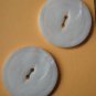 Shell Buttons Large Lot 2 Mother of Pearl 1.25in Cat's Eye