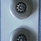BGE Originales Buttons Metal Flower Self Shank 1in