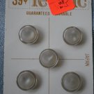 Le Chic Vintage Buttons Beige 5/card 571K 5390