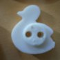 Duck Buttons Plastic Pink White Bluw Lot 16 Vintage Children Sewing Crafts