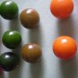 Lot 13 Round Ball Plastic Buttons Vintage 11mm