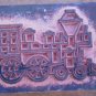 Rubber Stamp Train Mounted Wood 5x3.5 Engine