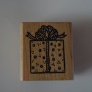 Gift Present Rubber Stamp Imagine That Wood Mounted