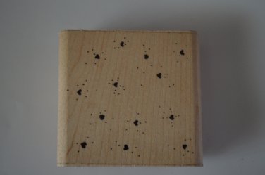 DOTS Rubber Stamp Heart Dust D.O.T.S. 1989 L162