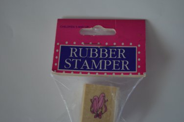 Ballet Slippers Rubber Stamp Wood Mounted Shoes Noteworthy