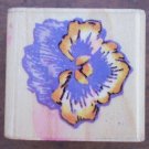Rubber Stamp Pansy Stampendous A102 Mounted 1996