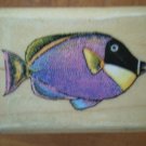 Tropical Fish Rubber Stamp 490D All Night Media Wood Mounted 1986
