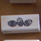 Posh Impressions Egg Trio Rubber Stamp Z-187 Easter