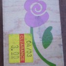Rubber Stamp Whimsical Rose Stem A2332D Mounted Rubber Stampede
