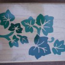 Rubber Stamp Leaves A2204F Mounted Rubber Stampede