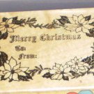 1988 PSX Rubber Stamp Merry Christmas F-348 WM