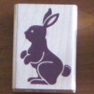 Posh Impressions Chocolate Bunny Rubber Stamp Z-382-D rabbit