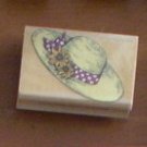 Hero Arts Straw Hat Rubber Stamp C975 Beach Summer Garden