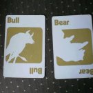 Bear Bull Cards Pit Trading Game Parts 661 Parker Brothers 1973