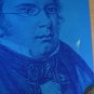 Franz Schubert Poster Vintage 1980's Blue 16.5 x 22.5 inches