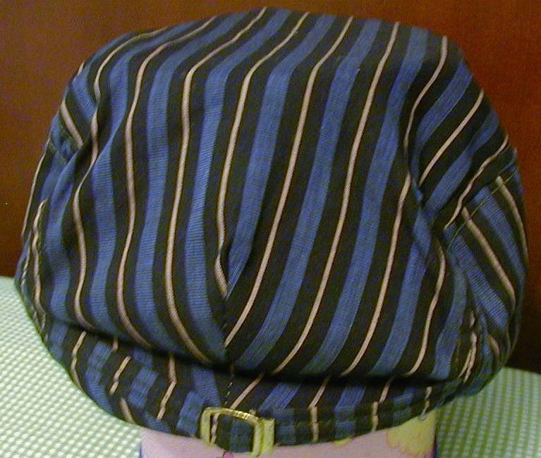 Cali-Fame Hat Cap Blue Stripes Driver Golf Vintage 7-7.5