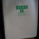 Herbs 88 Baton Rouge LA International Herb Growers Proceedings