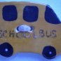 Buttons Ceramic Teacher Apple Bus Pencil Board School