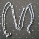 Silvertone Metal Chain Necklace 24inches