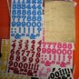 Creative Memories Stickers Numbers Huge Lot numerals 51sheet