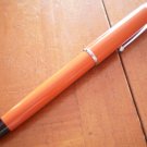 Parker Red-Orange Black Ball Point Pen Vintage