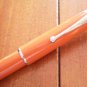 Parker Red-Orange Black Ball Point Pen Vintage